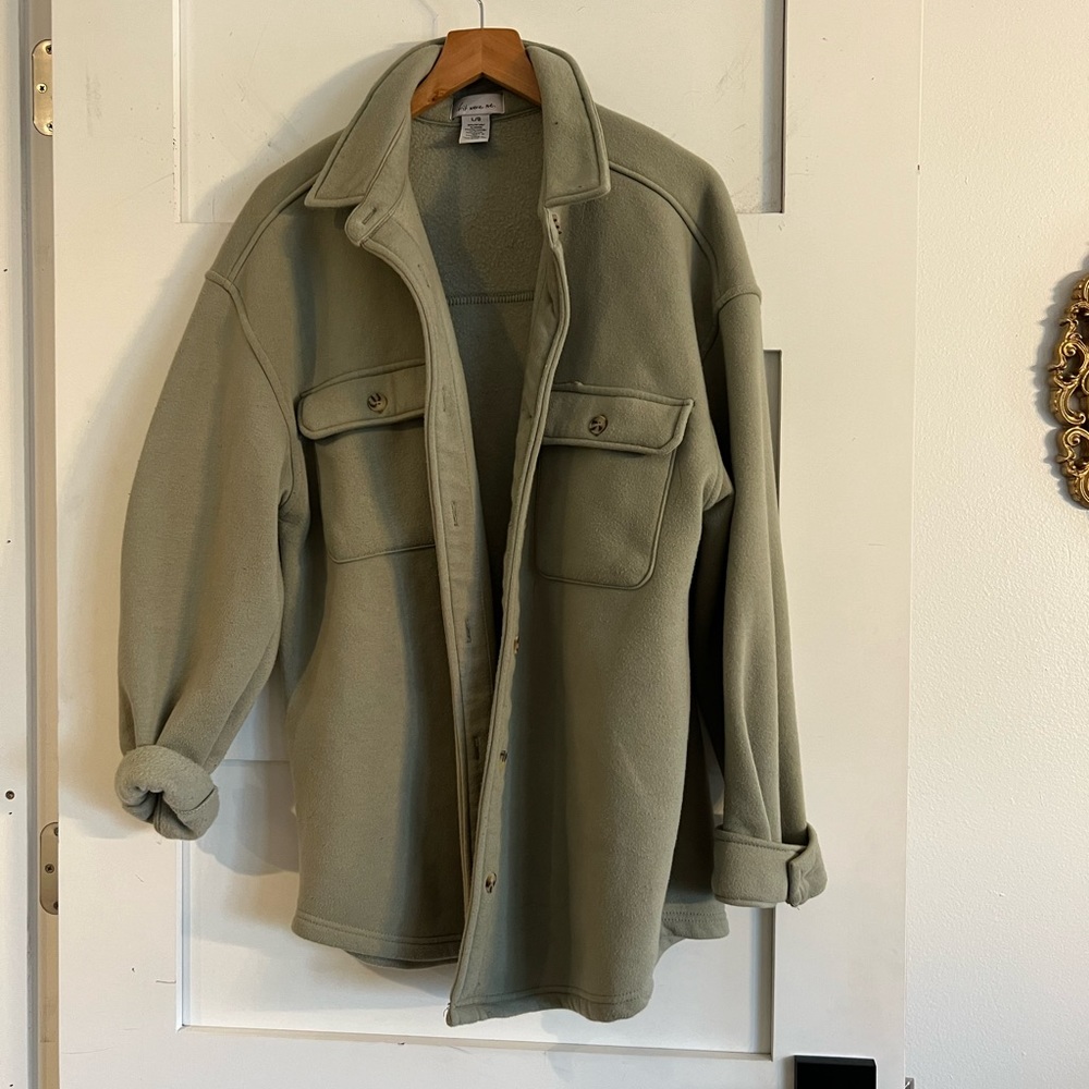 Green Button Up Jacket